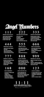 [angel numbers] + phone wallpaper + free download + two versions